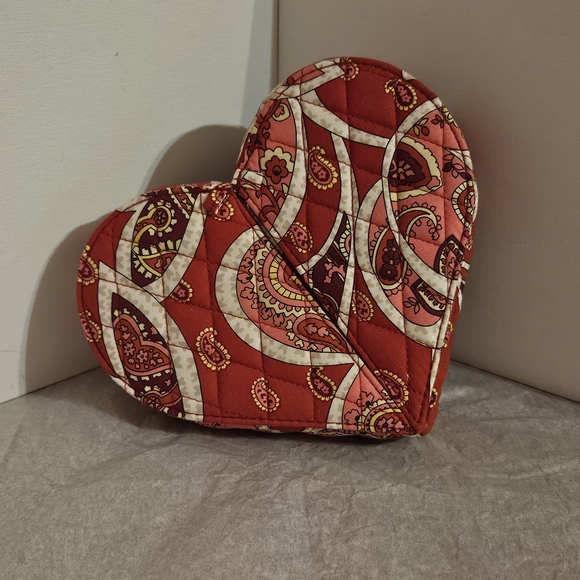 Vera Bradley Other - EUC RARE VERA BRADLEY Heart-Shaped Quilted Trinket Box